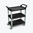 thumbnail image 2 of LUXOR SC12-B Serving Cart - Three Shelves, 2 of 2