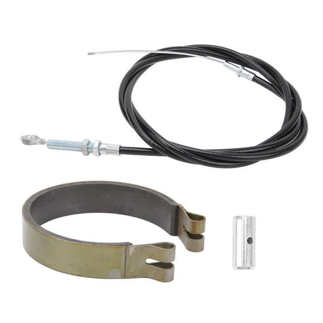 Kit de pasadores de banda de freno trasero de 4 pulgadas con cable de tracción del acelerador de 1,55 m para Go Kart Yard Cart Mini Bike ATV Jadeshay A