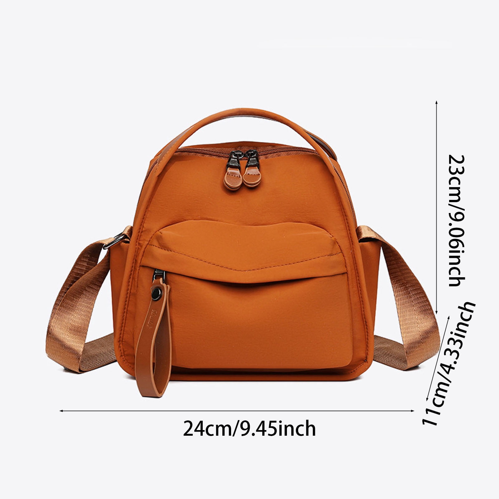 Faraee Shoulder Bag for Women Small Crossbody Top Handle Handbag Zipper Pockets Casual Tote Purse for Work Travel Black