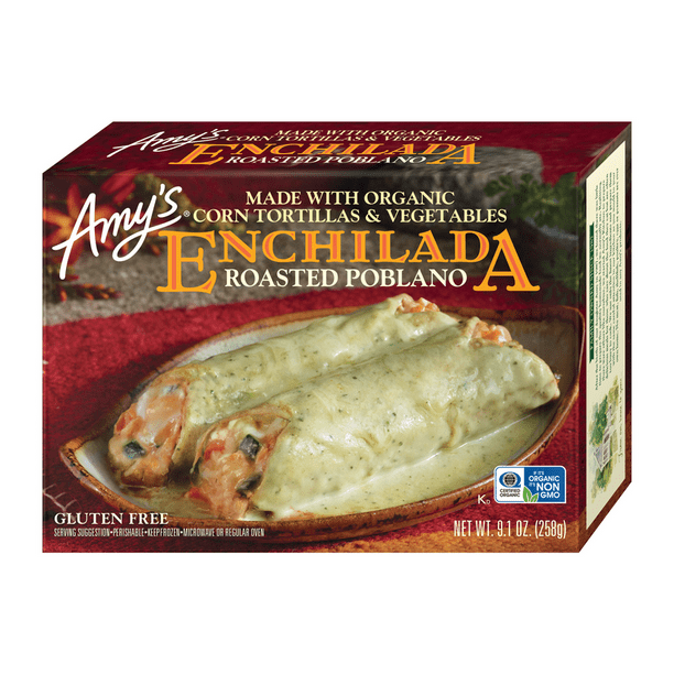 Amy S Roasted Poblano Enchilada Non Gmo 9 1 Ounce Walmart Com Walmart Com