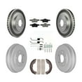 thumbnail image 1 of Transit Auto Front Rear Coated Disc Brake Rotors Semi-Metallic Pads and Drum Kit (7Pc) for Car Ford Escape Mercury Mariner KGS-101515, 1 of 11