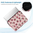 thumbnail image 2 of FORMRS 13-13.3 inch Laptop Sleeve Case Soft Carrying Quilted Computer Bag Cover, Cherries Pattern, 2 of 7