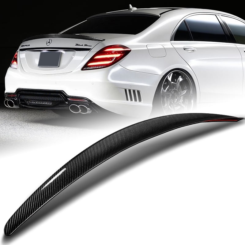2020 Fit For Mercedes Benz S W222 Sedan P Type Rear Trunk Spoiler Carbon Fiber 