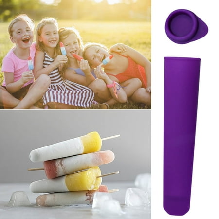 

2023 Summer Savings Clearance! WJSXC Home and Kitchen 1PC Silicone Ice Pop-Makers Popsicle Molds New Safe Silicone Freezer Ice Cream Maker Molds Purple