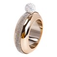 thumbnail image 1 of Liyamei Stainless Steel Rhinestone Bracelet Flask Elegant Hidden Liquor Container For Women And Men Portable Hip Flask For Whiskey, 1 of 4