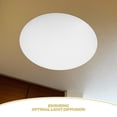 thumbnail image 3 of GOOHOCHY Lamp Shade Replacement Round Lampshade Plastic Easy Installation Cover for Home Use 1Pack, 3 of 7
