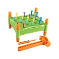 thumbnail image 2 of Juguete para golpear, tablero de clavija, juego educativo con mazo, banco para golpear de aprendizaje temprano, Color de juguete a juego para niñas en, 2 of 10