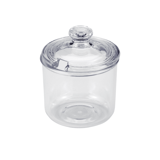 Condiment Jar With Cover Clear