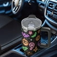 thumbnail image 5 of Halloween Tumbler 40 oz with Handle and Straw Ghost Candy Cup Halloween Gifts for Women Travel Mug Insulated Bottle, 5 of 5