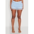 thumbnail image 4 of Womens Iris Tiered Lace High Waisted Mesh Shorts, 4 of 5