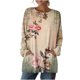 thumbnail image 5 of TaTaai Women's Vintage Print Long Sleeve Crew Neck Casual Tops Loose Fit Soft Blouse with Pockets Lightweight Comfy Tee for Fall Daily Party Travel Streetwear Gift, 5 of 7