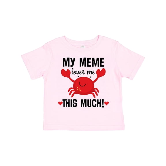 Inktastic Meme Loves Me Grandson Boys or Girls Toddler T-Shirt