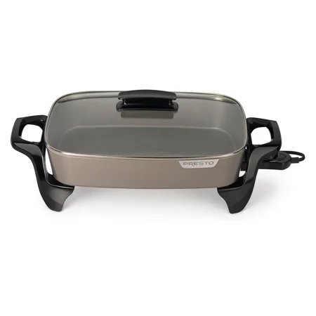 

Prestoes 16-inch Ceramic Electric Skillet with glass cover 06856