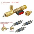 thumbnail image 1 of Hvac Valve Core Remover Dual Size 5/16&1/4 Port Installer Tool+Cores Set, 1 of 8