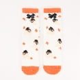 thumbnail image 4 of Kinet Halloween Fuzzy Socks For Women Men Crew Socks Pumpkin Ghost Pattern Halloween Gift Fall Winter Warm Soft Festival Party Lounging Home Socks,Orange, 4 of 4
