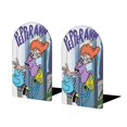 thumbnail image 1 of Pepper Ann Sujetalibros decorativos temáticos, tope para estantería con base antideslizante, uso dual para hogar y oficina - 2 piezas, 1 of 6