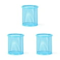 thumbnail image 2 of Sidaley Mesh Metal Pen Holder Pot Smooth Desk Office Caddy Container Stationery Ruler Holders Table Eraser Organizer Edge Fashion Type1 NO1, 2 of 6