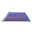 thumbnail image 2 of Ahgly Company Machine Washable Indoor Rectangle Abstract Blue Contemporary Area Rugs, 8' x 12', 2 of 4