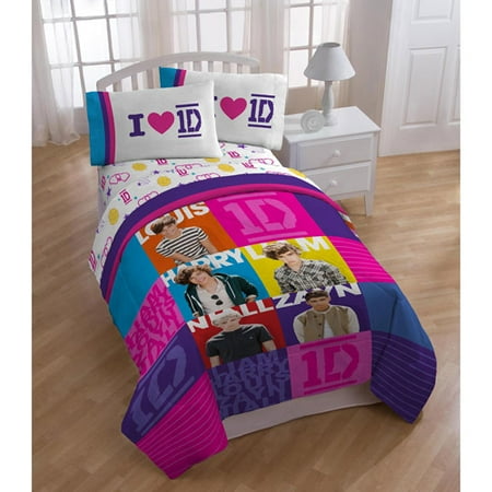 One Direction Twin Comforter 1D Patchwork Bedding ...