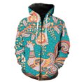 thumbnail image 1 of Sudadera con capucha y cremallera estilo exótico retro para hombre, ropa de calle con estampado 3D genial, estilo Harajuku para adolescentes, moda de manga larga, hip hop, gran oferta unisex 2024, 1 of 6
