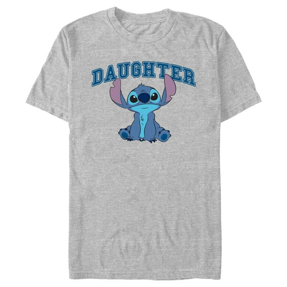 Men's Lilo & Stitch Sitting Cute Daughter  Graphic T-Shirt