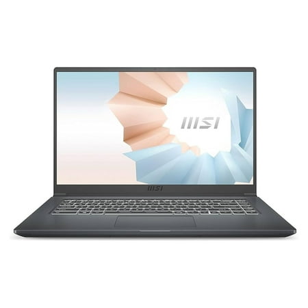 MSI Modern 15 Modern 15 A11MU-681 15.6 Rugged Notebook - Full HD - 1920 x 1080 - Intel Core i7 11th Gen i7-1195G7 2.90 GHz - 16 GB Total RAM - 512 GB SSD - Carbon Gray