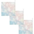 thumbnail image 7 of Dreamtimes Light Colorful Snowflakes Baby Muslin Washcloths Face Towel, 3 PCS Merry Christmas Burp Cloths Cotton Wipes Infant Wash Cloth for Newborn Boys Girls 12x12 inches, 7 of 7
