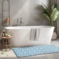 thumbnail image 2 of Light Blue Daisy Flower Pattern Kitchen Rug Mat,Kitchen Runner Rugs Non Skid Washable,Decorative Kitchen Floor Mats for Kitchen,Sink,Laundry,17"x47.2", 2 of 7