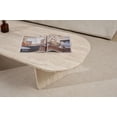 thumbnail image 5 of Nordure Ovalis - Travertine Travertine Coffee Table, 5 of 8