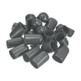 thumbnail image 4 of 20pcs 13.5mm Round Dark Gray Vinyl End Cap Screw Thread Protector Rubber Caps, 4 of 5
