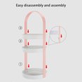 thumbnail image 3 of 3-Tier Vanity Cosmetic Organizer Shelf - Multi-Layer Storage Rack for Makeup, Skincare, Jewelry & Accessories, Sturdy Plastic Countertop Display, 3 of 9