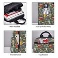 thumbnail image 3 of Yiaed Cute Animal Forest Print Lightweight Backpack Travel Backpacks Hiking Daypack for Women Men, 3 of 5