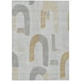 thumbnail image 2 of Addison Rugs Chantille Indoor/Outdoor Transitional Geometric Silver Washable Rectangle Rug, 8' x 10', 2 of 6