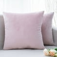 thumbnail image 6 of Btomtd 17.7x17.7 in Solid Color Textured Throw Pillow Case Bohemian Style Short Plush Pillow Cover Decorative Pillowcase for Sofa Bedroom Home Decor, Pink, 6 of 6