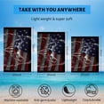 thumbnail image 5 of GZHJMY Beach Towel for Women Girls, American Eagle Bath Towel, Oversized Lightweight Sport Towel, 31x51 Inch, 5 of 7