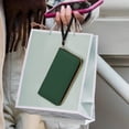 thumbnail image 3 of Womens Wallet Bifold Ladies Cluth Bag Wristlet Wrist Strap Long Purse Dark Green Design, 3 of 6