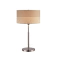 thumbnail image 2 of Lite Source Relaxar Table Lamp in Polished Steel, 2 of 2