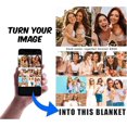 thumbnail image 3 of Personalised Blanket, Custom Blanket with Photos Text.Custom Blanket with 1-9 Photo Collages.Father, Mom, Lover, Kids, Friends, Birthday, Christmas - Personalised Gifts for Women Men（75x100cm）, 3 of 6