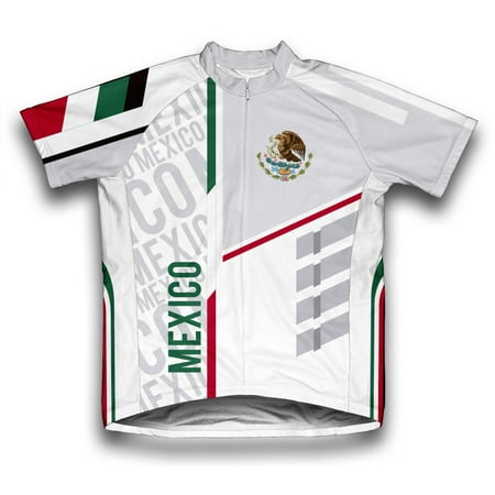 Mexico ScudoPro Short Sleeve Cycling Jersey  for Men - Size