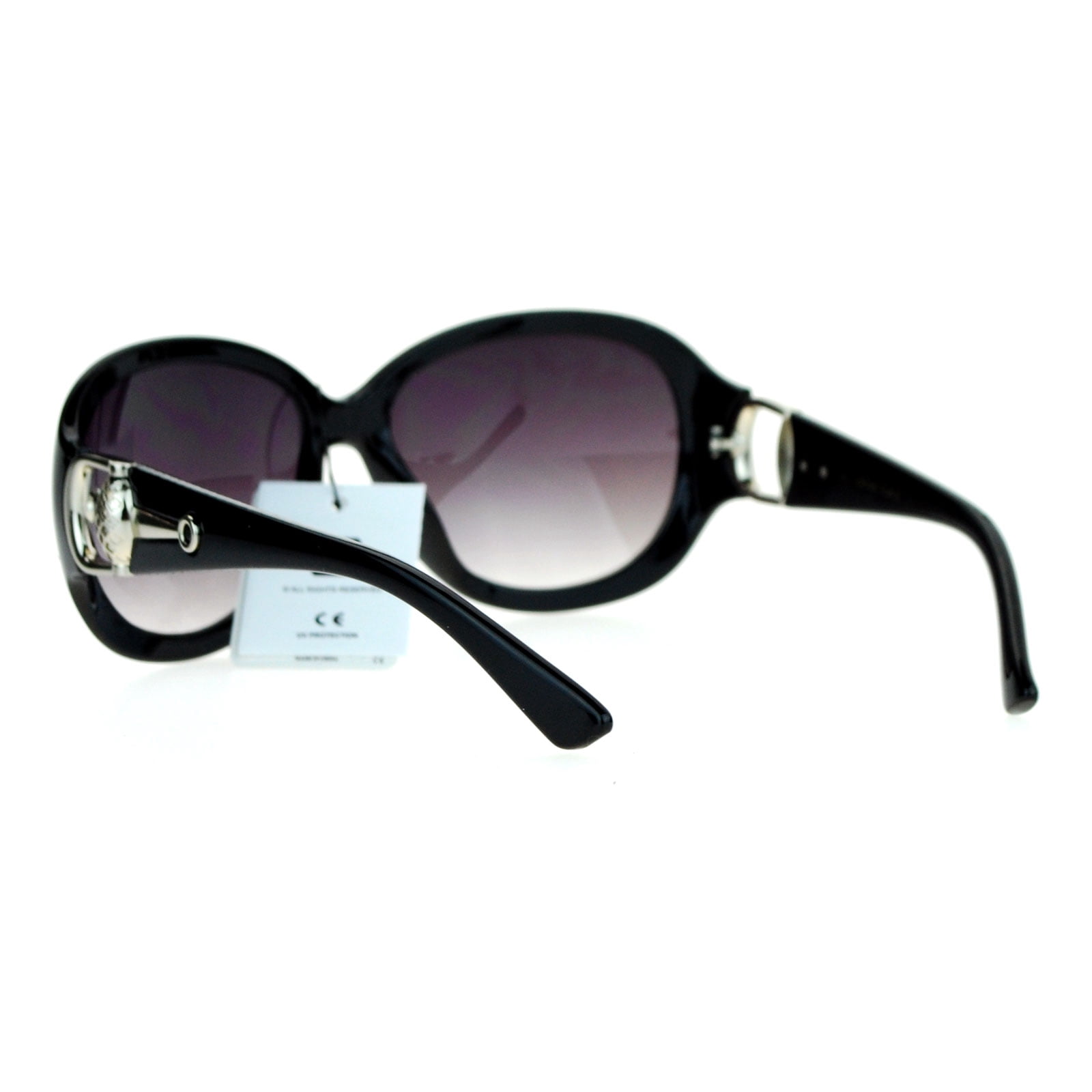 VG Butterfly Women’s Sunglasses VG Eyewear Diva Luxury Buckle Jewel Arm Thick Plastic  main image 4