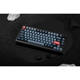 thumbnail image 2 of Keychron V1 Max Hotswap Wireless Mechanical Keyboard - RGB - ABS Plastic Frame - Carbon Black - with Knob - Gateron Jupiter Red - 75% Layout - Windows Mac OS (V1M-D1), 2 of 9