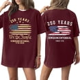 thumbnail image 2 of 250 Years American Flag 250th Anniversary USA T-Shirt, 2 of 5
