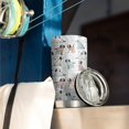 thumbnail image 3 of 20 Oz Cute Dogs Baby Coffee Tumbler Double Wall Insulated Stainless Steel Water Bottle | Metal Reusable Thermoses Flask with Cup Cap | Leak & Sweat Proof with Anti-Dust Lid, 3 of 7