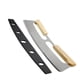 thumbnail image 1 of Cortador de pizza, cuchillo de pizza de acero inoxidable de 35 cm con mango de madera, cortador de pizza profesional con mango de madera maciza oso de fresa Electrónica, 1 of 5
