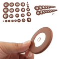 thumbnail image 1 of Saxophone Pads Universal Button Leather Pads Woodwind Instrument Accessories For Tenor Alto Soprano Sax Musical Instrument Part, 1 of 1