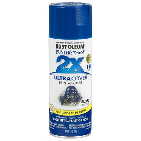 Rust-Oleum 249114 Painter's Touch Multi Purpose Spray Paint, 12-Ounce, Deep Blue