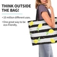 thumbnail image 2 of Naloa Lemon Tote Bag for Women Large Capacity Shoulder Bag for College Work Travel Shopping, 2 of 8