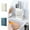 A2362 Vacemry under $5, variant on Vacemry Under $5 Kitchen Knife Storage Rack, Multifunctional Countertop Organizer with Hooks, Drainage Base Knife Holder for Chef Knives, Removable Washable Stand