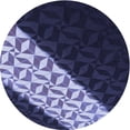 thumbnail image 1 of Ahgly Company Machine Washable Indoor Round Transitional Periwinkle Purple Area Rugs, 8' Round, 1 of 7