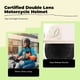 thumbnail image 4 of Abbraccia Casco moto doble visor certificado, 4 of 6